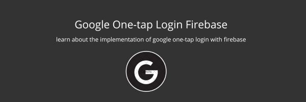 How to implement google one-tap login with javascript and firebase