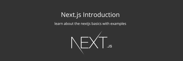 Next.js Introduction: Getting Started with Examples